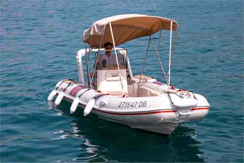 Budget boat rental Dubrovnik — affordable Barracuda 530 speedboat starting at €180/day